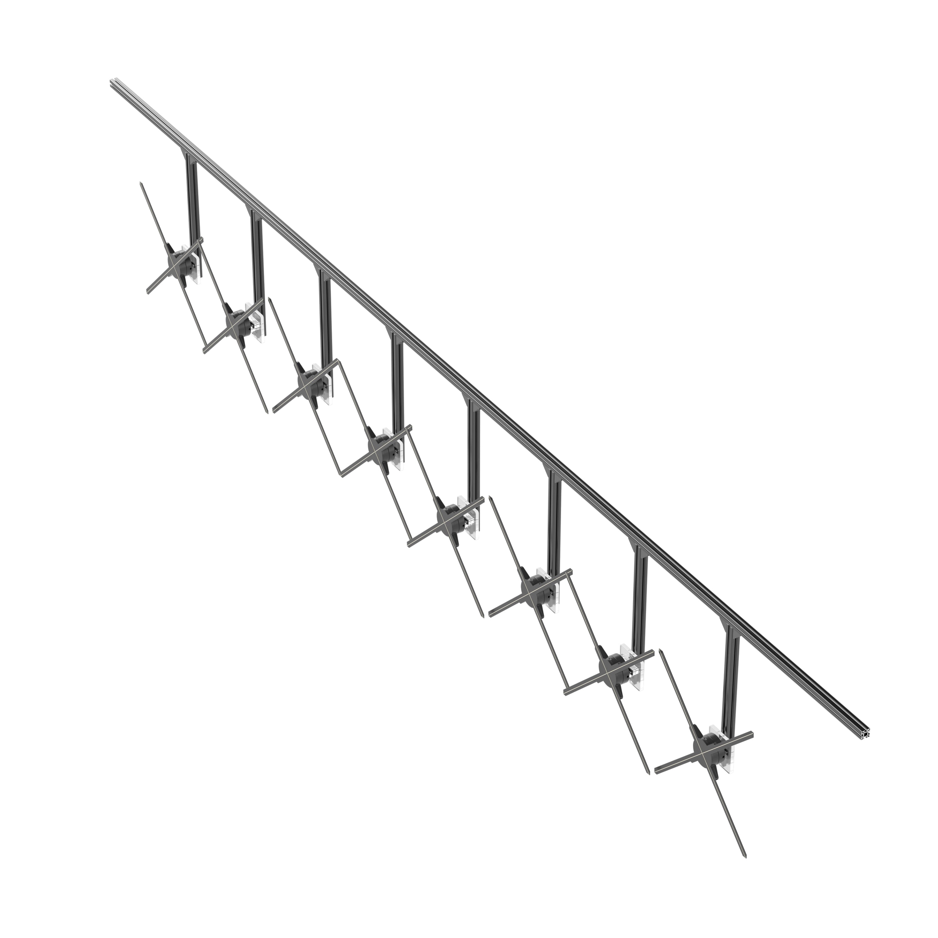 65CM(1x8) Metal Frame