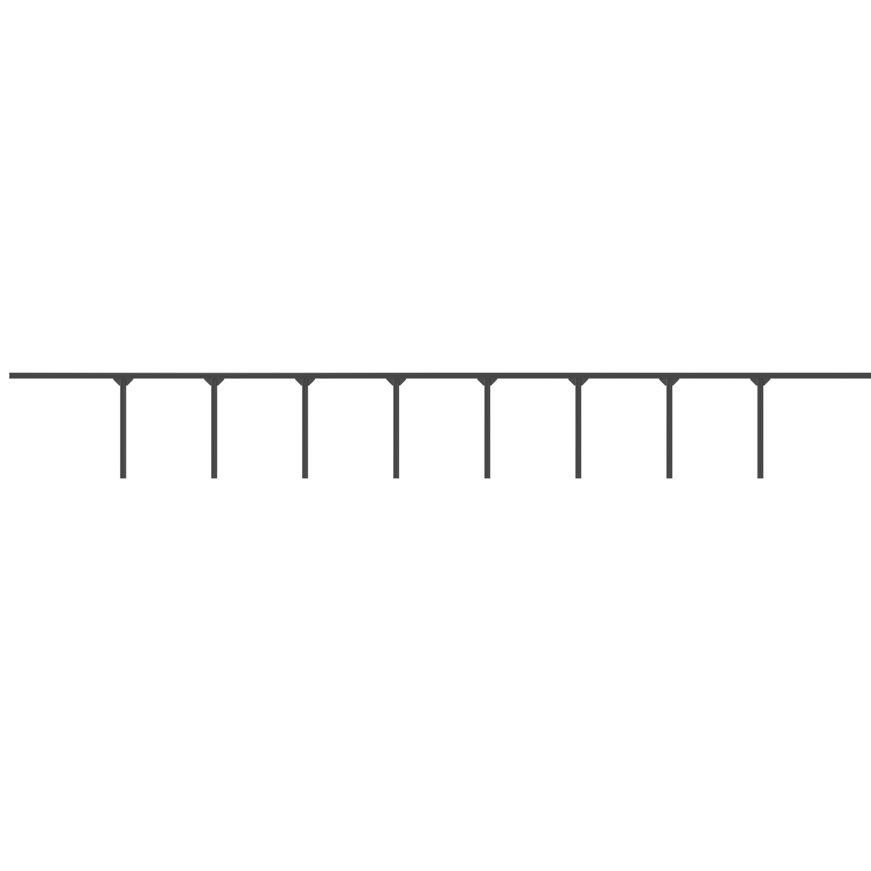 65CM(1x8) Ceiling Mount