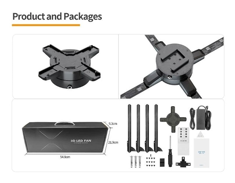 3D LED FAN Z8 (HD 72CM)