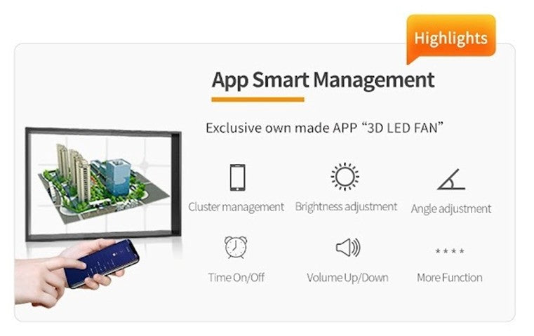 3D LED FAN Z8 (HD 72CM)