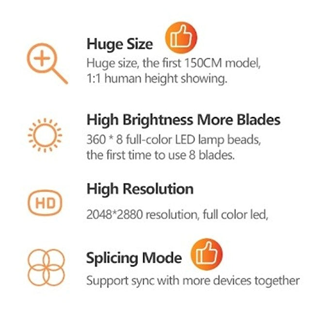 3D LED FAN Z4 (HD 150CM)