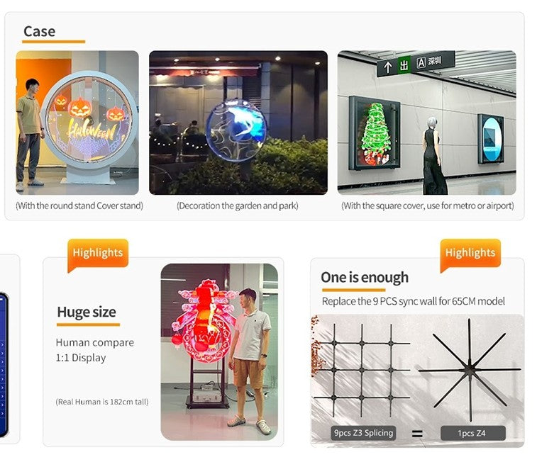 3D LED FAN Z4 (HD 150CM)