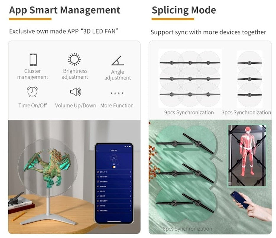 3D LED FAN Z2 (42CM)