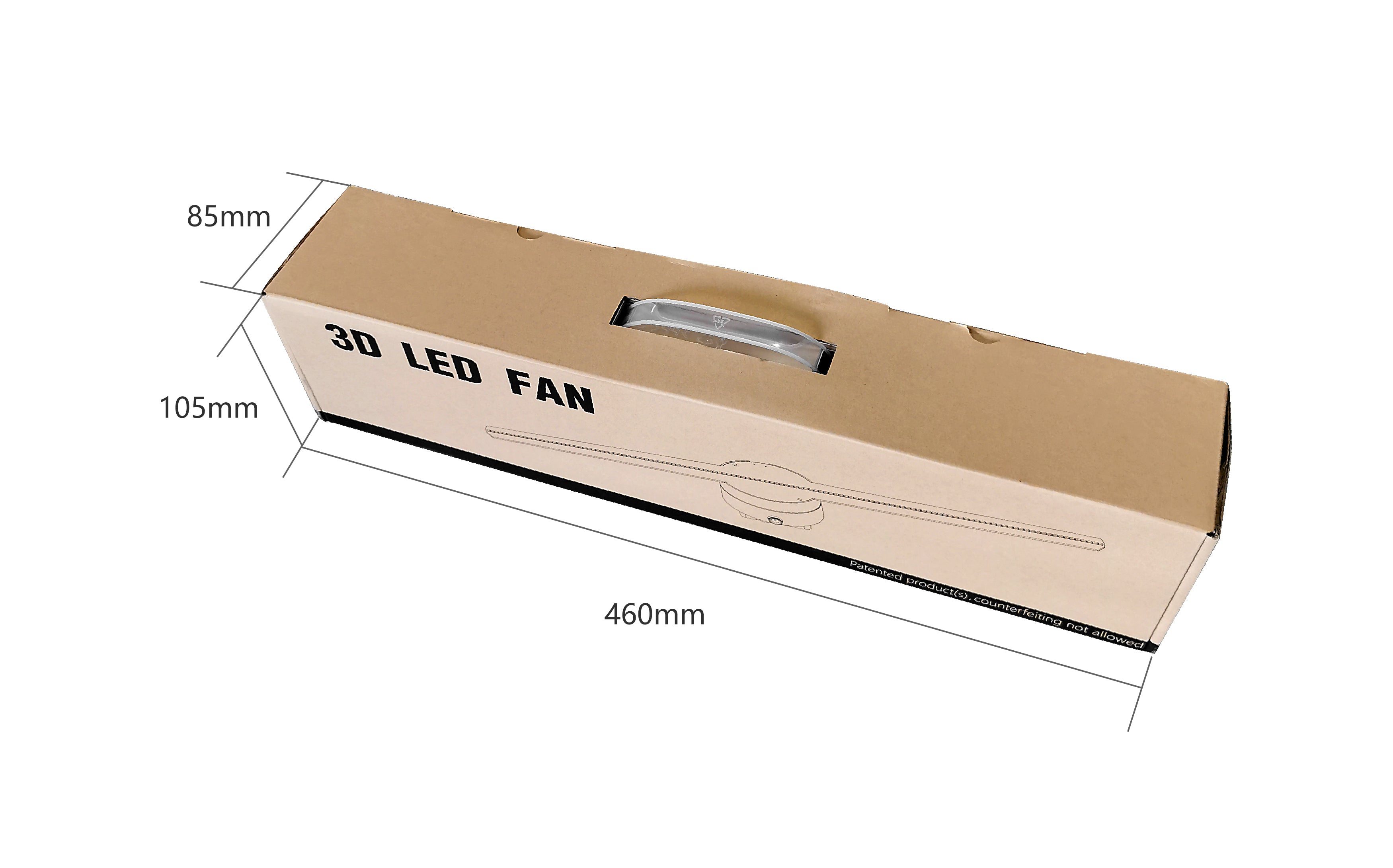 3D LED FAN Z2 (42CM)